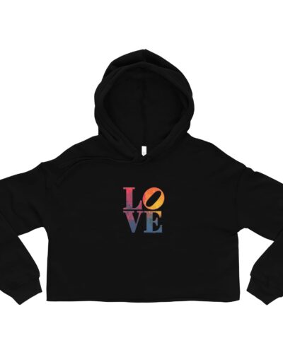 Crop Hoodie - "Love" Design