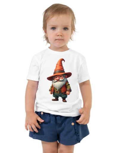 Toddler Gnome Graphic T-Shirt: Soft 100% Cotton