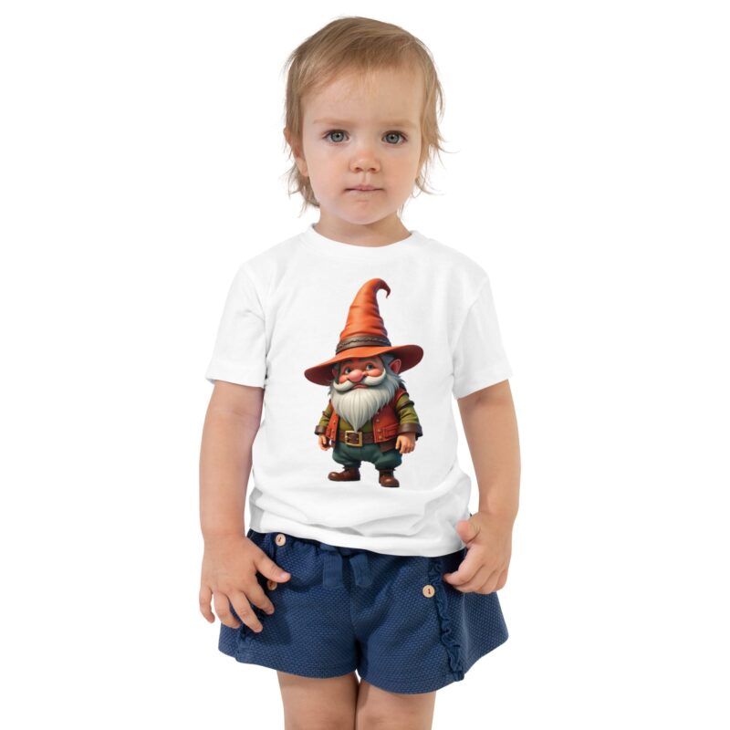 Toddler Gnome Graphic T-Shirt: Soft 100% Cotton