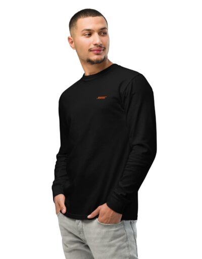 Garment-dyed heavyweight long-sleeve shirt