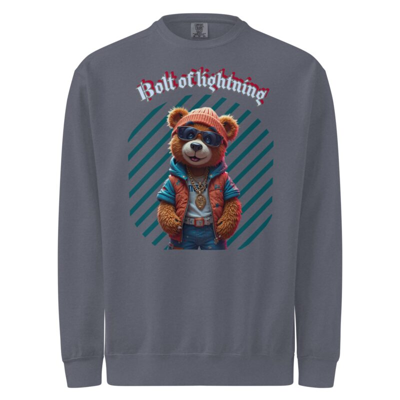 Unisex garment-dyed sweatshirt - Image 9