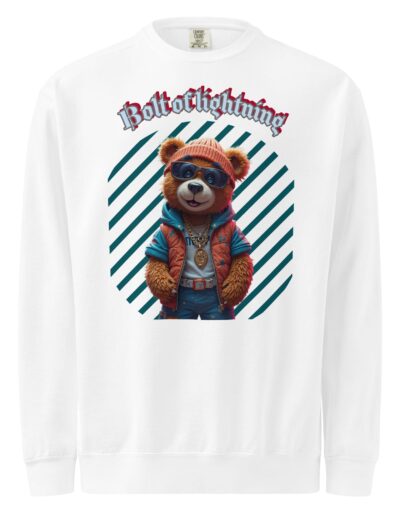 Unisex garment-dyed sweatshirt