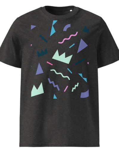 Unisex organic ribbed neck t-shirt