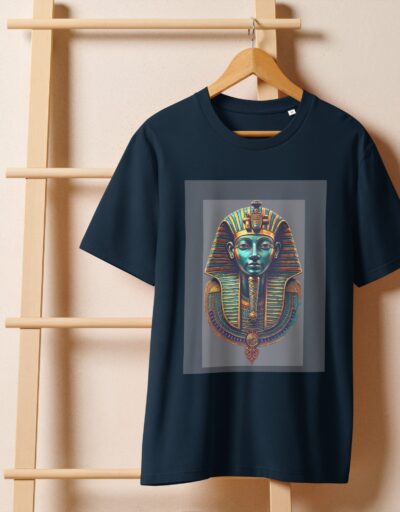 Unisex organic ribbed neck t-shirt