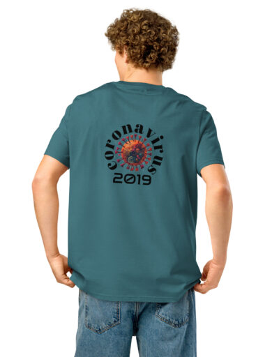 Unisex organic ribbed neck t-shirt